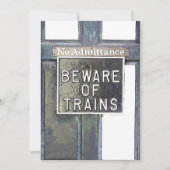 駅招待状 (正面)