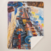 駅旧蒸気機関車列車 シェルパブランケット (正面)