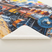 駅旧蒸気機関車列車 シェルパブランケット (3/4)