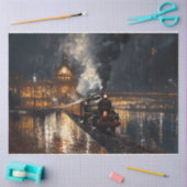 駅離れのデコペ絵を描ージ 薄葉紙 (クラフト)