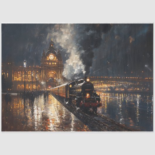 駅離れのデコペ絵を描ージ 薄葉紙 (正面)