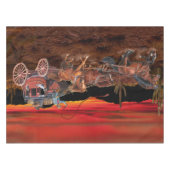 駅馬車のカウボーイ テーブルクロス (正面(横))