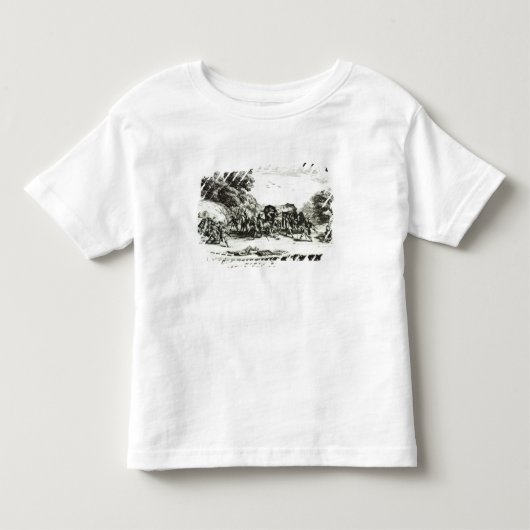 駅馬車の攻撃 トドラーTシャツ (正面)