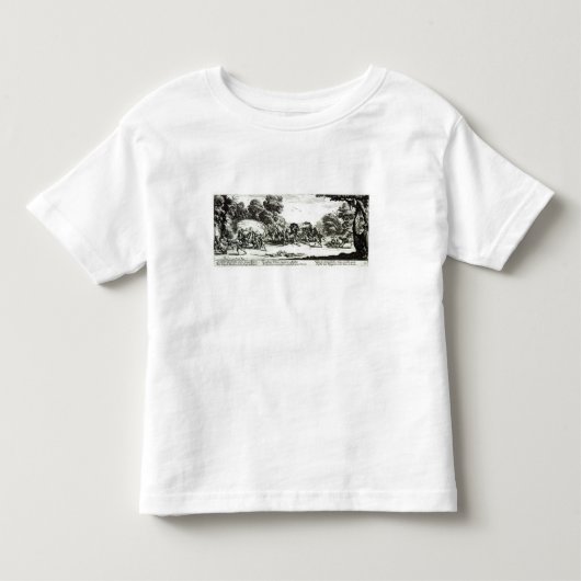 駅馬車の攻撃 トドラーTシャツ (正面)