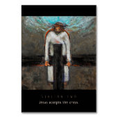 駅2、イエスはクロス祈りの言葉カードを受け入れる テーブルナンバー (正面)