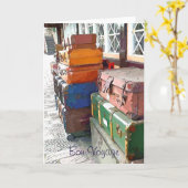 駅 カード (黄色い花)