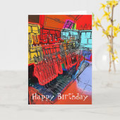 駅 カード (黄色い花)