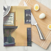 駅 キッチンタオル (四つ折り)