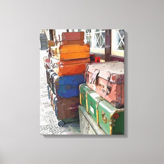 駅 キャンバスプリント (正面)