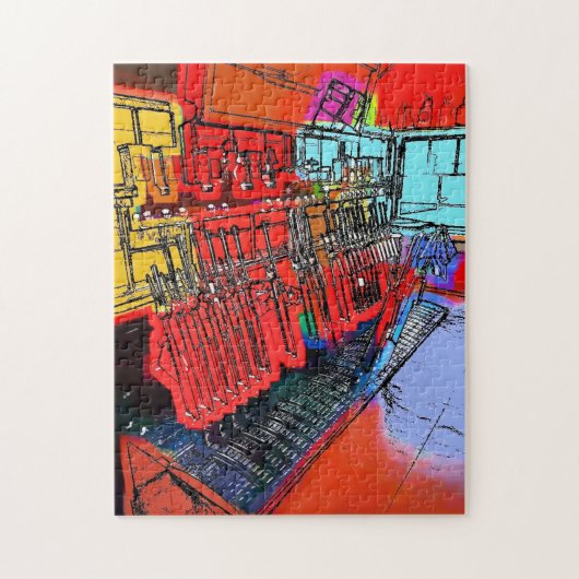 駅 ジグソーパズル (縦)