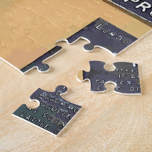 駅 ジグソーパズル (側面)