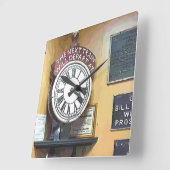 駅 スクエア壁時計 (傾斜)