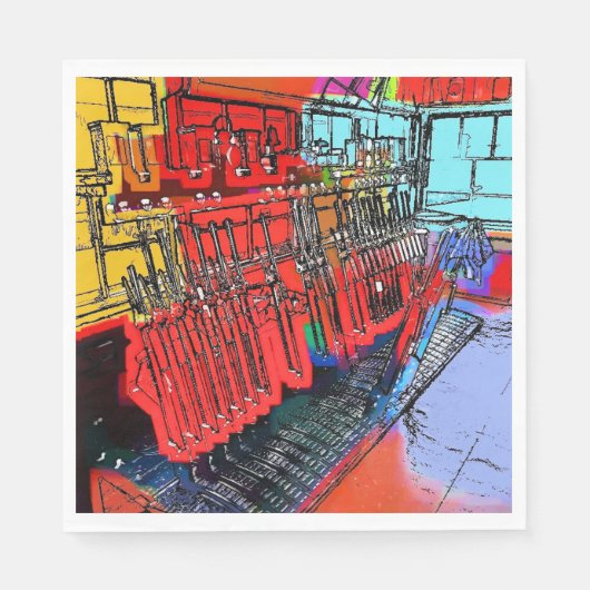 駅 スタンダードランチョンナプキン (正面)