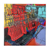 駅 タイル (正面)