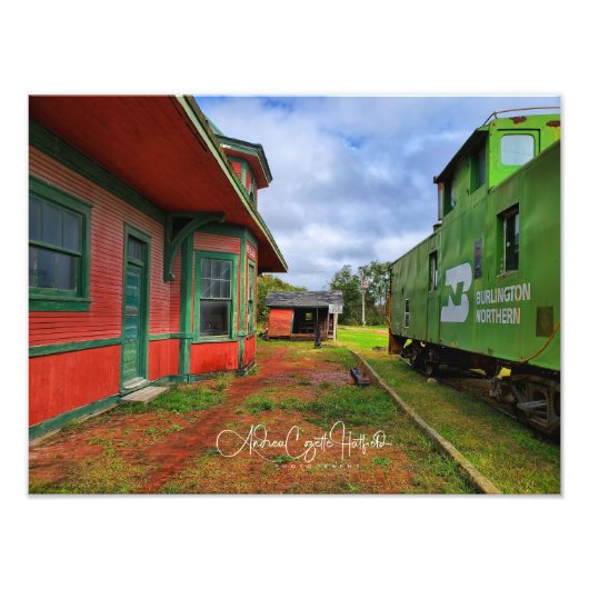 駅 フォトプリント            (正面)