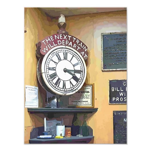 駅 フォトプリント            (正面)