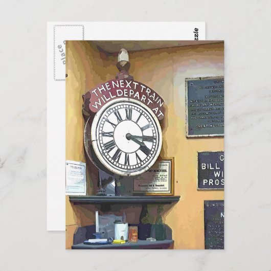 駅 ポストカード (正面/裏面)