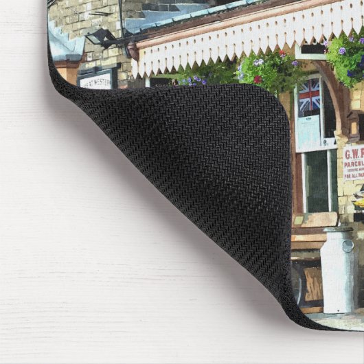 駅 マウスパッド (コーナー)