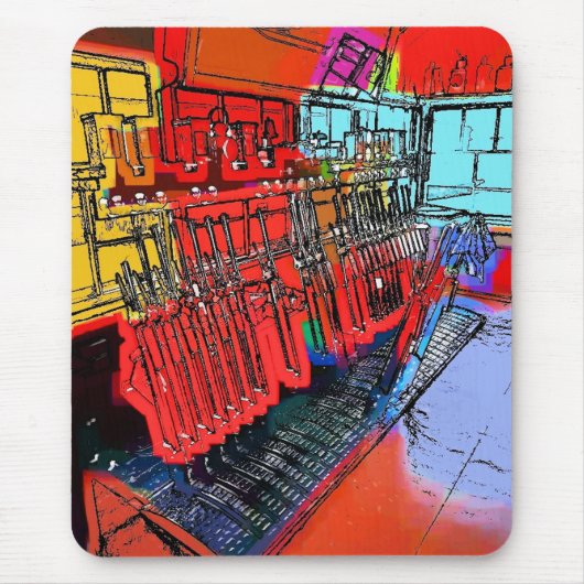 駅 マウスパッド (正面)