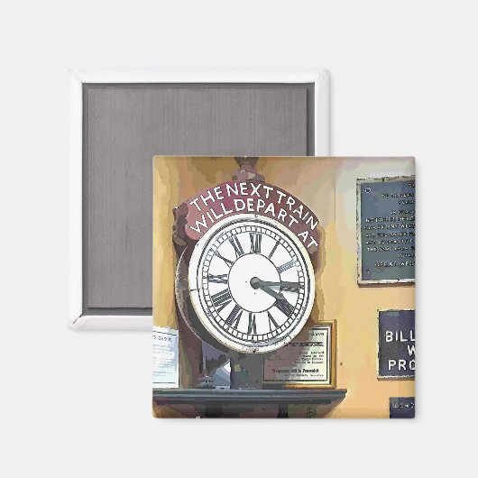 駅 マグネット (正面/裏面)