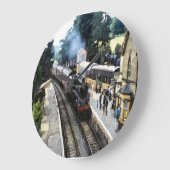 駅 ラージ壁時計 (傾斜)