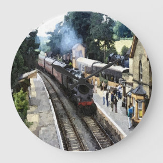 駅 ラージ壁時計