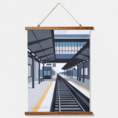 駅 吊り下げ型タペストリー (正面)
