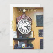 駅 招待状 (正面/裏面)