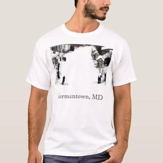 駅、Germantown、MD Tシャツ (正面)