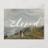 駆けパーソナライズされた落ち白お知らせポストカード 案内ポストカード (正面)