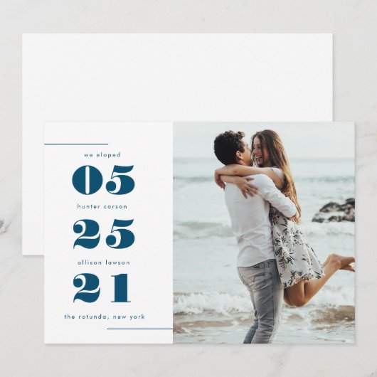 駆け落ちした |お知らせ (正面/裏面)