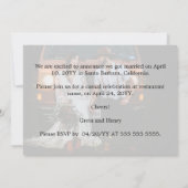 駆け落ちした |ブラシレタリング写真のお知らせ 招待状 (裏面)