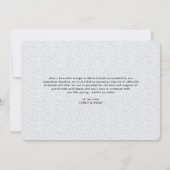 駆け落ちした |ブラシ文字結婚の発表 案内状 (裏面)