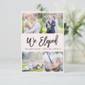 駆け落ちした | ブラシ結婚台本の発表 サンキューカード (スタンド正面)