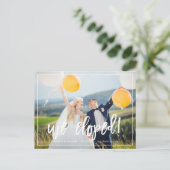 駆け落ちだ!モダン写真 案内ポストカード (スタンド正面)