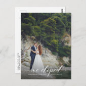 駆け落ちカスタムでの駆け落ち告知はがき ポストカード (正面/裏面)