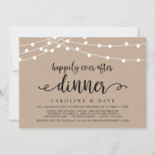 駆け落ちディナー結婚の後で幸せに 招待状 (正面)