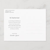 駆け落ち告知はがき 案内ポストカード (裏面)