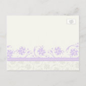 駆け落ち告知フォトポストカードパープル 案内ポストカード (裏面)