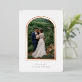 駆け落ち告知ホイ実在ルアーチ 箔招待状 (立ち正面)