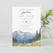 駆け落ち山ウェディングレセプションフォト 招待状 (スタンド正面)