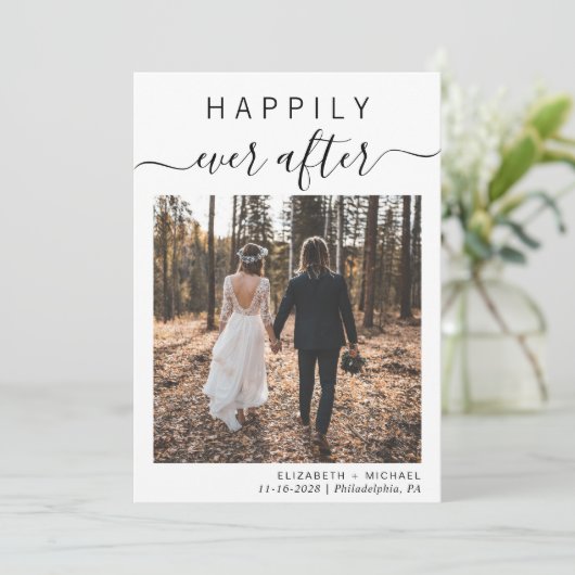 駆け落ち後ずっと幸せ結婚に 案内状 (スタンド正面)