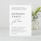 駆け落ち後のパーティー、何も特別なものはなく、ただ愛を祝う 招待状 (スタンド正面)