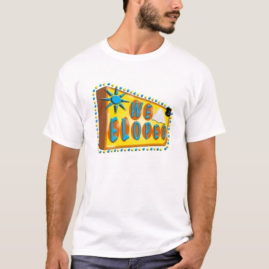 駆け落ち標識 Tシャツ (正面)
