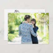 「駆け落ち」ま結婚たは駆け落ち告知 案内ポストカード (正面/裏面)