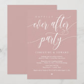 駆け落ち, ハッピーエバーアフターパーティー, ダスティローズ便り 招待状 (正面/裏面)