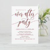 駆け落ち, ハッピーエバーアフターパーティー, バーガンディワイン 招待状 (スタンド正面)