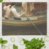 駆け落ち(ロマンチックなデート) (by E.B. Leighton) キッチンタオル (折り畳み)