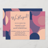 駆け落ち！円カラフル披露宴のみ 招待状 (正面/裏面)