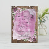 駆け落ち！水素朴色フローラとライト 招待状 (スタンド正面)